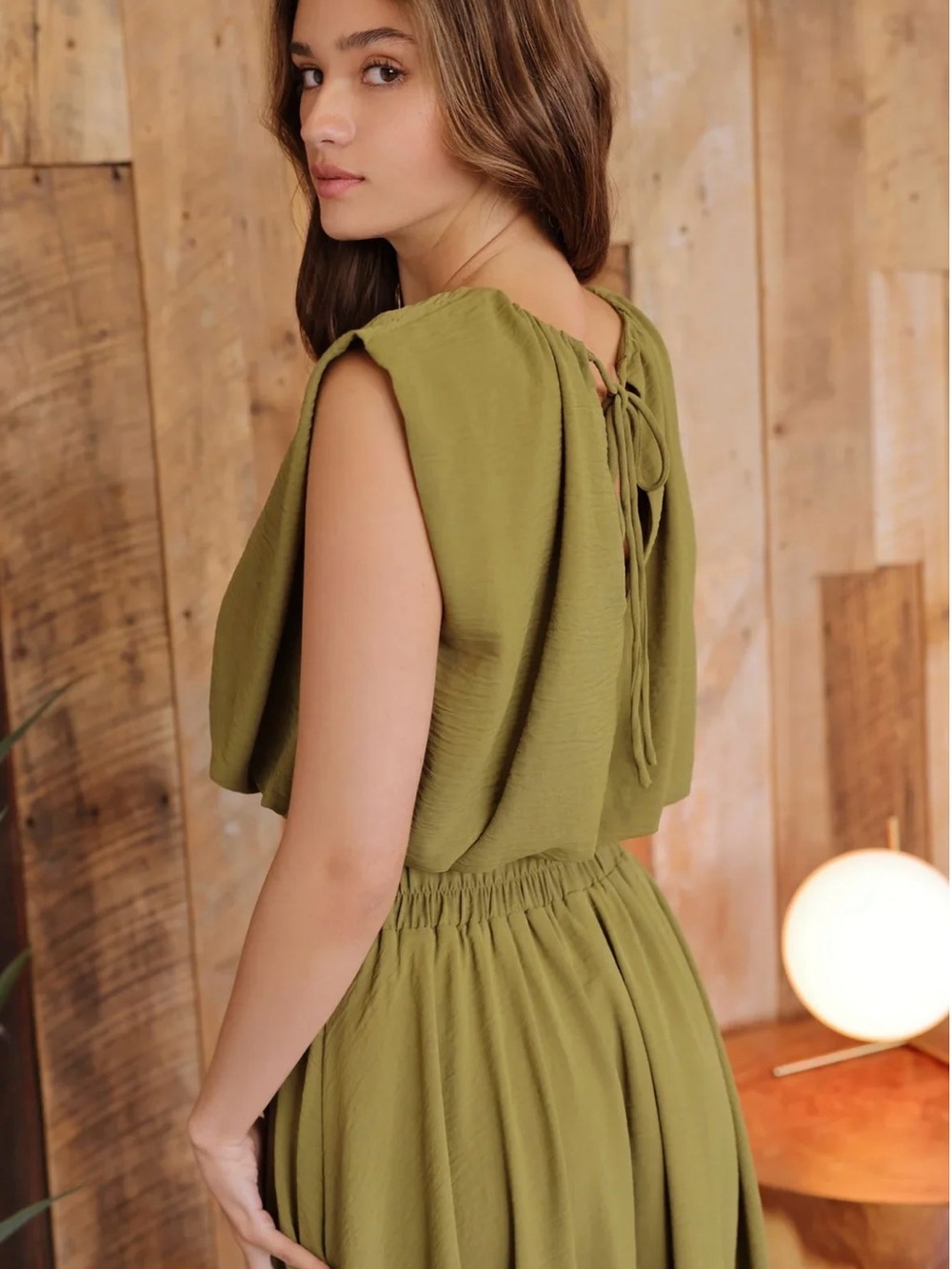 NWT Fab Vibes! BLU PEPPER The Maren Top AND Midi Skirt SET! Large - Picture 8 of 8